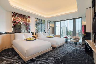 吉隆坡 W 酒店(W Kuala Lumpur Hotel)景观壮美两张大床房基础图库3